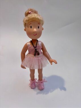 Eden Magic Charm The Silver Slippers 1999 vintage small posable ballerina doll